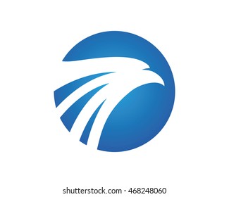 Falcon Eagle Bird Logo Template vector icon