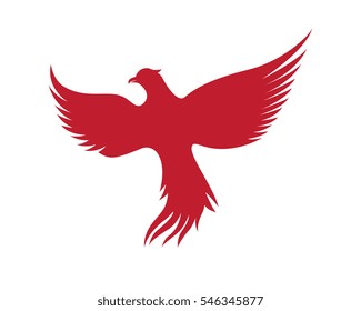 Falcon Eagle Bird Logo Template vector icon