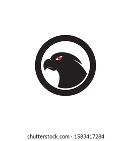 Falcon eagle birdWave Logo Template vector symbol nature