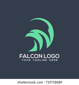 falcon eagle logo vector 
