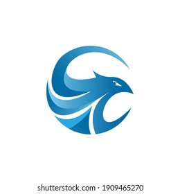 falcon eagle logo vector simple