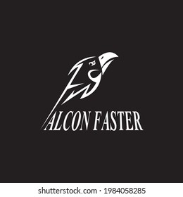 Falcon eagle logo vector template