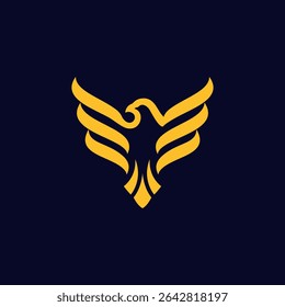 falcão, eagle segurança logotipo design modelo vetor.
