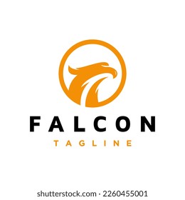 falcon Flaying Bird Logo abstract. design template, vector illustration