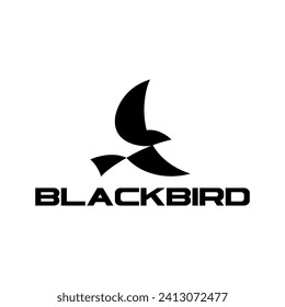 falcon Flaying Bird Logo abstract. design template, vector illustration