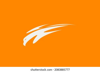 Falcon fly speed logo design