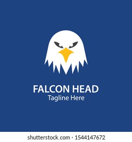 Falcon head  Eagle Bird Logo Template vector