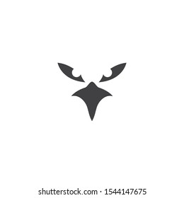 Falcon head  Eagle Bird Logo Template vector