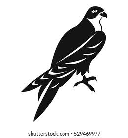 Falcon icon. Simple illustration of falcon vector icon for web