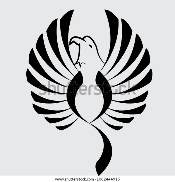 Falcon Icon Vector Illustrator Stock Vector Royalty Free