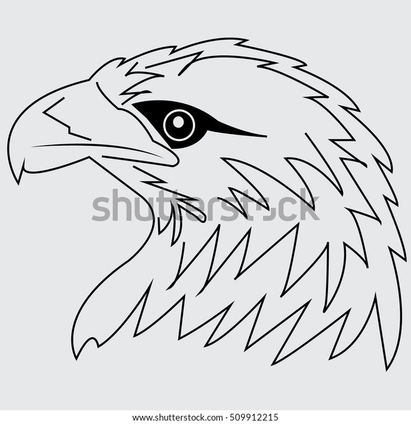 Falcon Icon Vector Illustrator Stock Vector Royalty Free