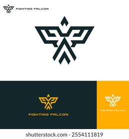 falcon logo concept for your brand or company