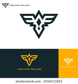 falcon logo concept for your brand or company