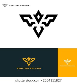 falcon logo concept for your brand or company