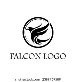 FALCON LOGO DESIGN MODERN LOGO DESIGN CREATIVE LOGO DESIGN