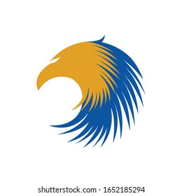 falcon logo design template vector