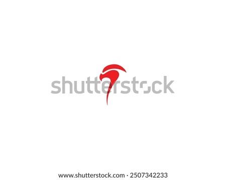 falcon logo design vector illustration
