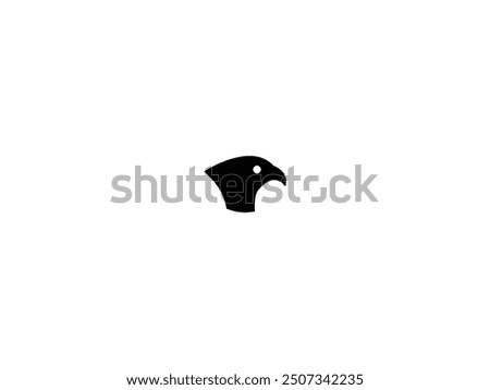 falcon logo design vector illustration