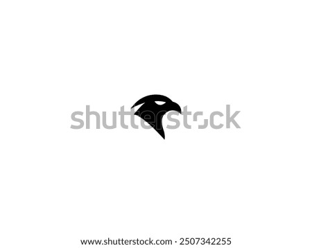 falcon logo design vector illustration