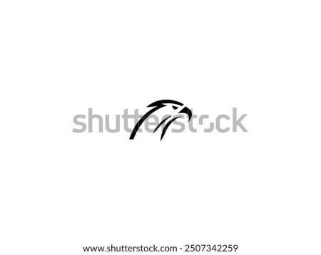 falcon logo design vector illustration