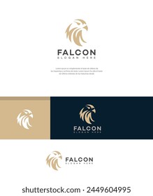 Falcon Logo Icon Brand Identity Sign, Falcon Symbol Template 