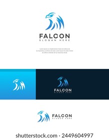 Falcon Logo Icon Brand Identity Sign, Falcon Symbol Template 