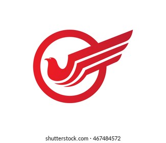 Falcon Logo Template