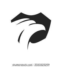 falcon logo template. Icon Illustration Brand Identity. Isolated and flat illustration. Vector graphic