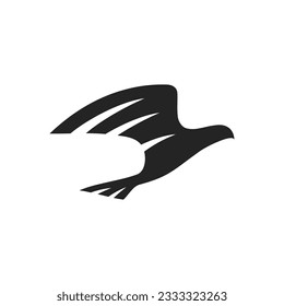 falcon logo template. Icon Illustration Brand Identity. Isolated and flat illustration. Vector graphic