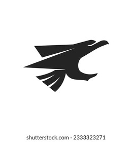 falcon logo template. Icon Illustration Brand Identity. Isolated and flat illustration. Vector graphic