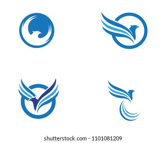 Falcon Logo Template vector icon illustration design