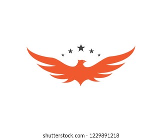 Falcon Logo Template vector illustration design