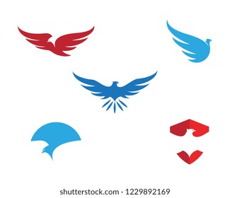 Falcon Logo Template vector illustration design