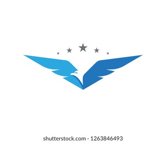 Falcon Logo Template vector illustration design