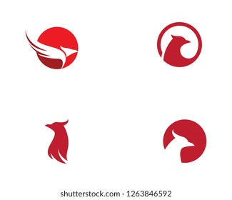 Falcon Logo Template vector illustration design