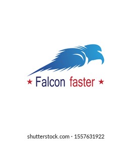 Falcon logo template vector illustration design