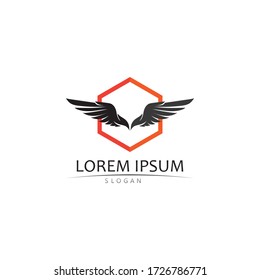 Falcon Logo Template vector illustration design
