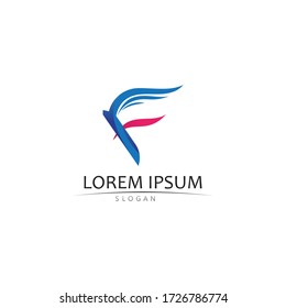 Falcon Logo Template vector illustration design