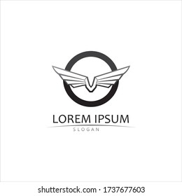 Falcon Logo Template vector illustration design