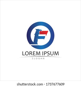 Falcon Logo Template vector illustration design