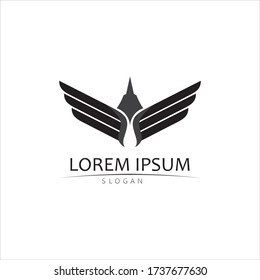 Falcon Logo Template vector illustration design