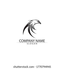 Falcon Logo Template vector illustration design