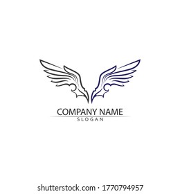 Falcon Logo Template vector illustration design