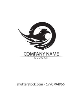 Falcon Logo Template vector illustration design