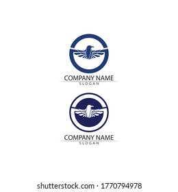 Falcon Logo Template vector illustration design