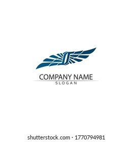 Falcon Logo Template vector illustration design