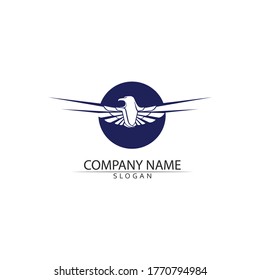Falcon Logo Template vector illustration design