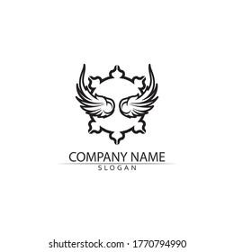 Falcon Logo Template vector illustration design