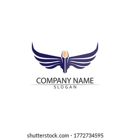 Falcon Logo Template vector illustration design
