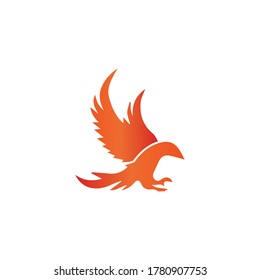 Diseño de ilustraciones vectoriales de la plantilla de logotipo de Falcon